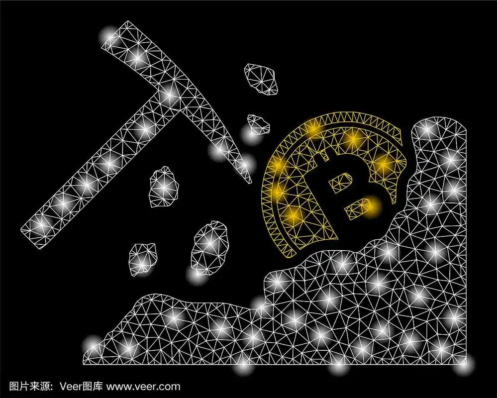A modern mining rig working in tandem with renewable energy solutions