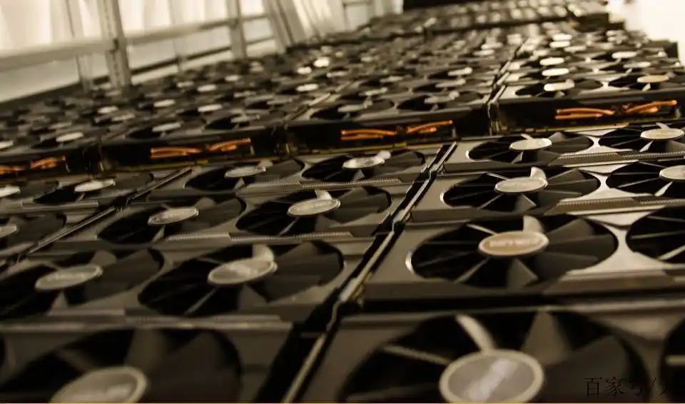 High-density mining farm racks with hosted mining rigs operating