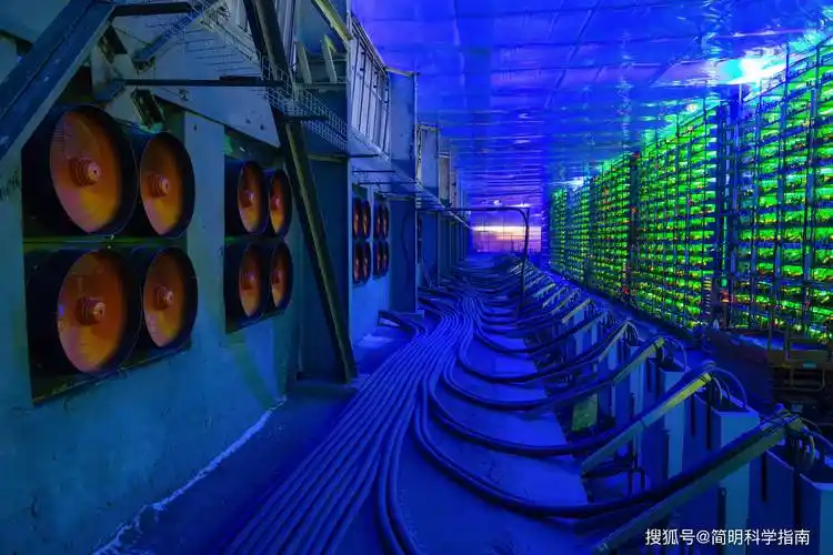 A close up of the chips of an ASIC miner.